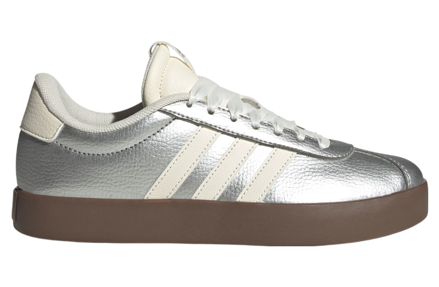 Adidas VL Court 3.0 Silver Metallic / Off White