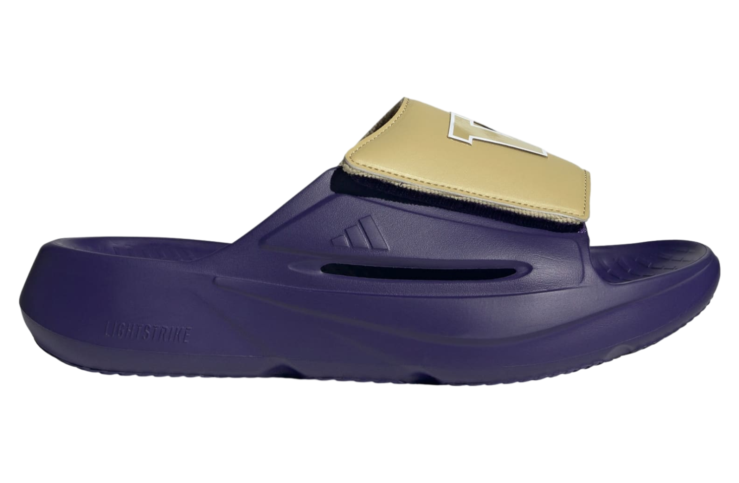 Adidas Washington Huskies Lightblaze Slide Team College Purple / Cloud White