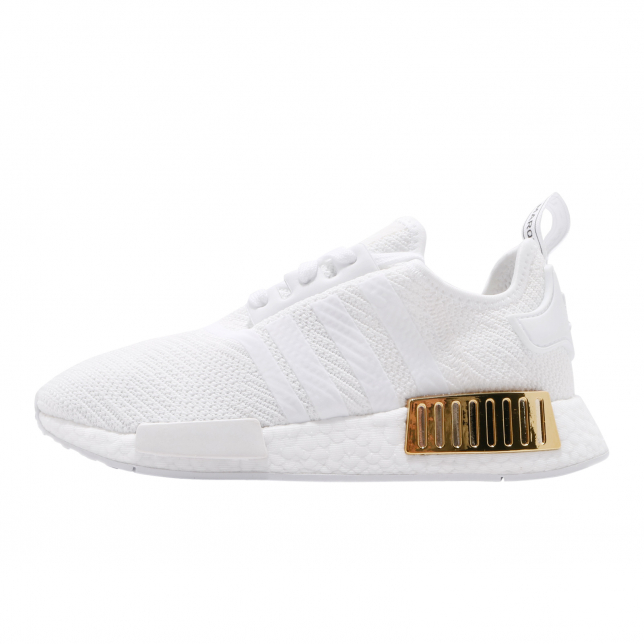nmd r1 white and gold
