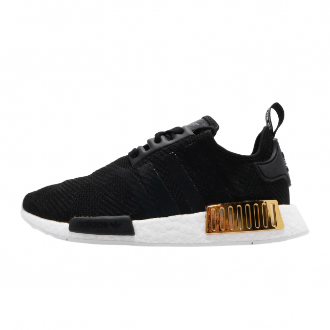 BUY Adidas WMNS NMD R1 Core Black Gold 
