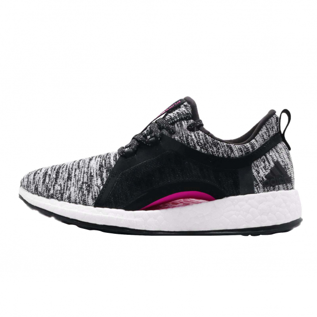 adidas WMNS Pure Boost X Core Black Shock Pink BB6544
