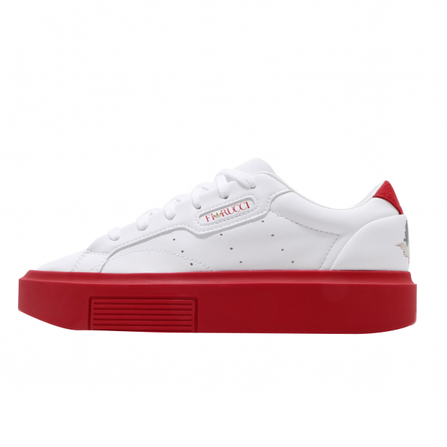 adidas WMNS Sleek Super Footwear White Red - Oct 2019 - EE4719
