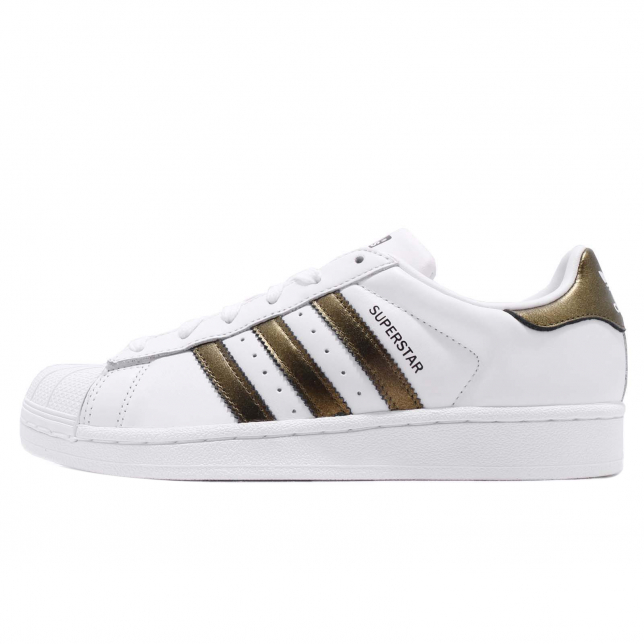 adidas WMNS Superstar Footwear White Gold B41513 - KicksOnFire.com