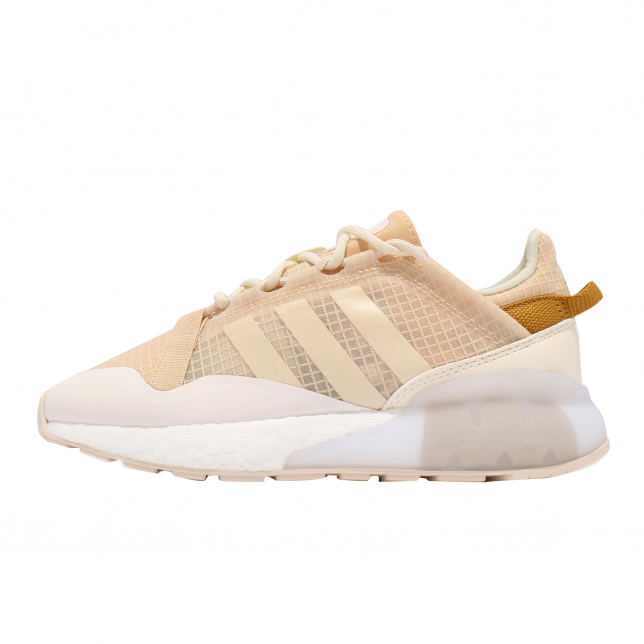 adidas WMNS ZX 2K Boost Pure Halo Amber Halo Ivory