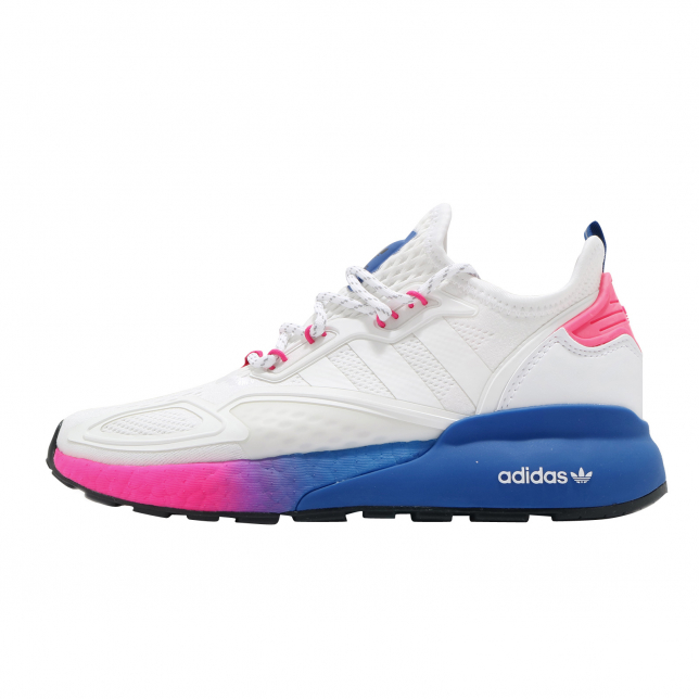 adidas WMNS ZX 2K Boost White Pink Blue (W) FY0605 - KicksOnFire.com