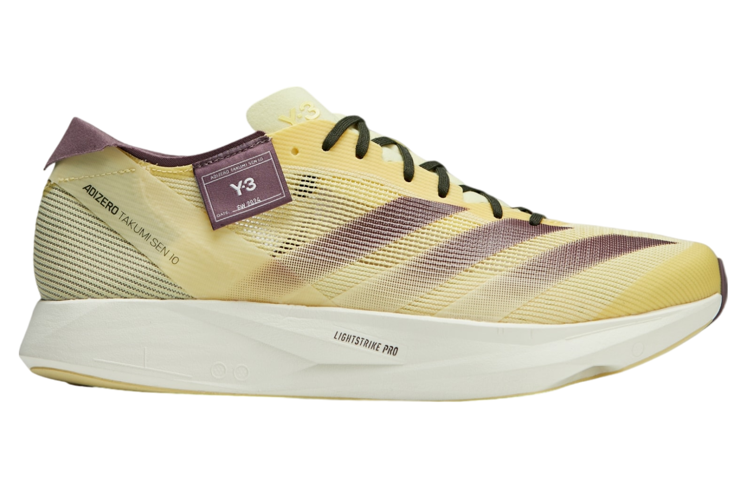 Adidas Y-3 Takumi Sen 10 WMNS Almost Yellow / Shadow Fig