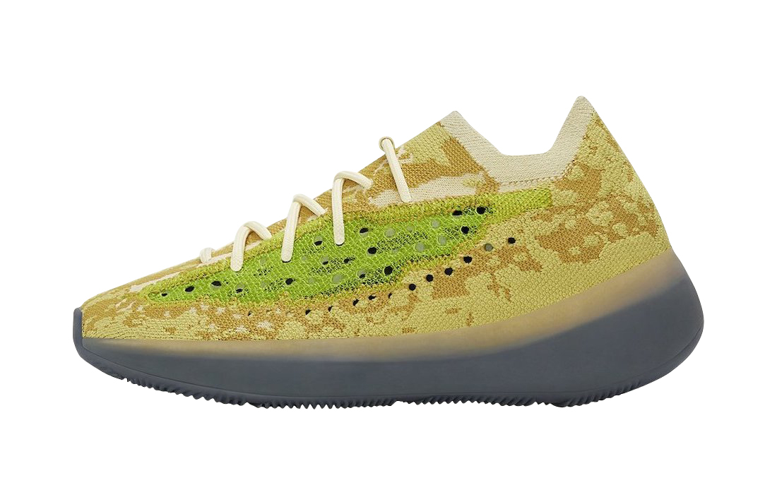 Adidas Yeezy Boost 380 Hylte Glow Men’s Size 9.5 Yellow Green FZ4994