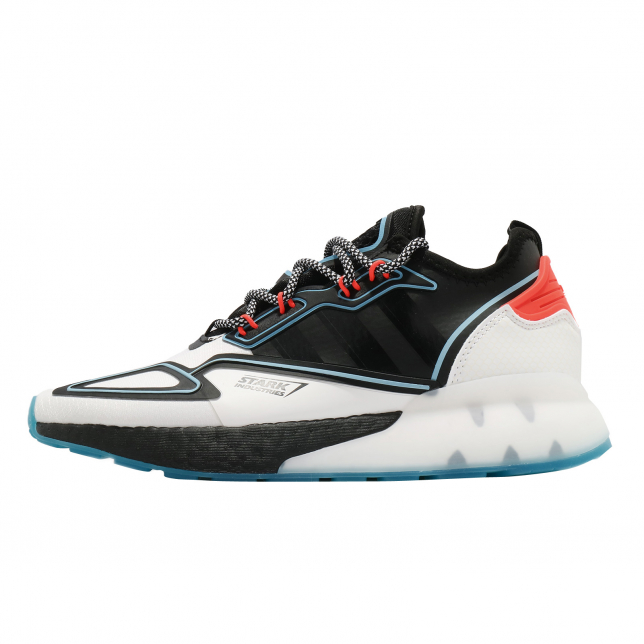 adidas ZX 2K Boost Marvel Footwear White Bright Cyan H02561 ...