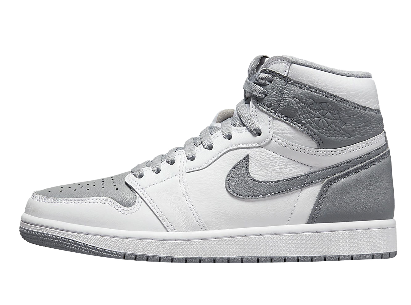 Black white and gray jordan outlet 1s