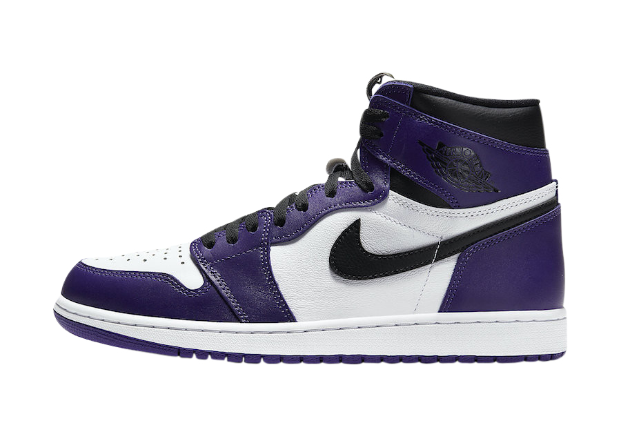 Air Jordan 1 High OG White Court Purple 555088-500