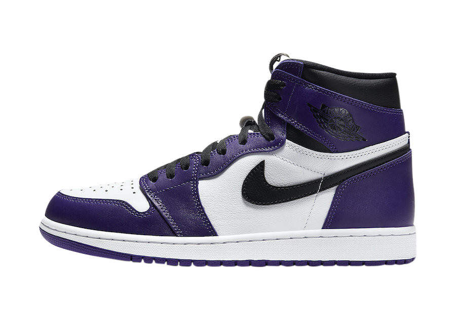 Air Jordan 1 High OG White Court Purple