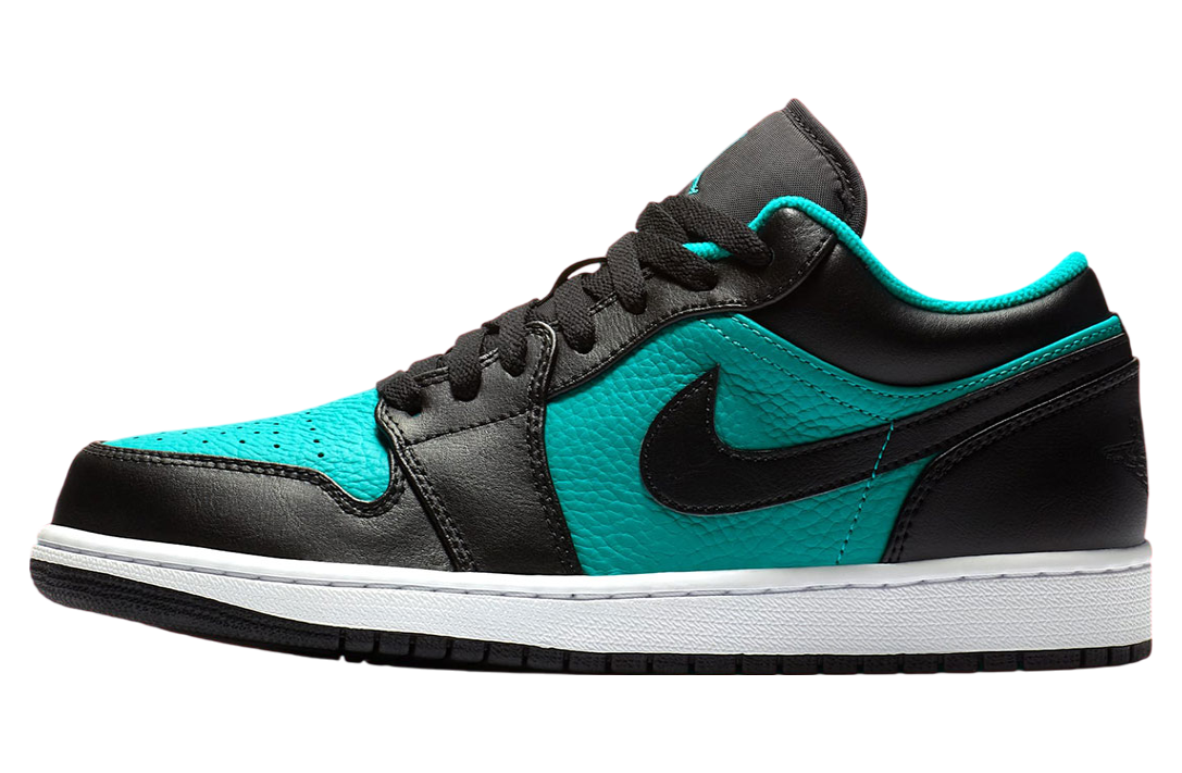 Air Jordan 1 Low Black / Aqua
