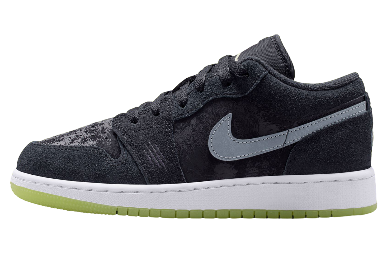 Air Jordan 1 Low Black / Barely Volt