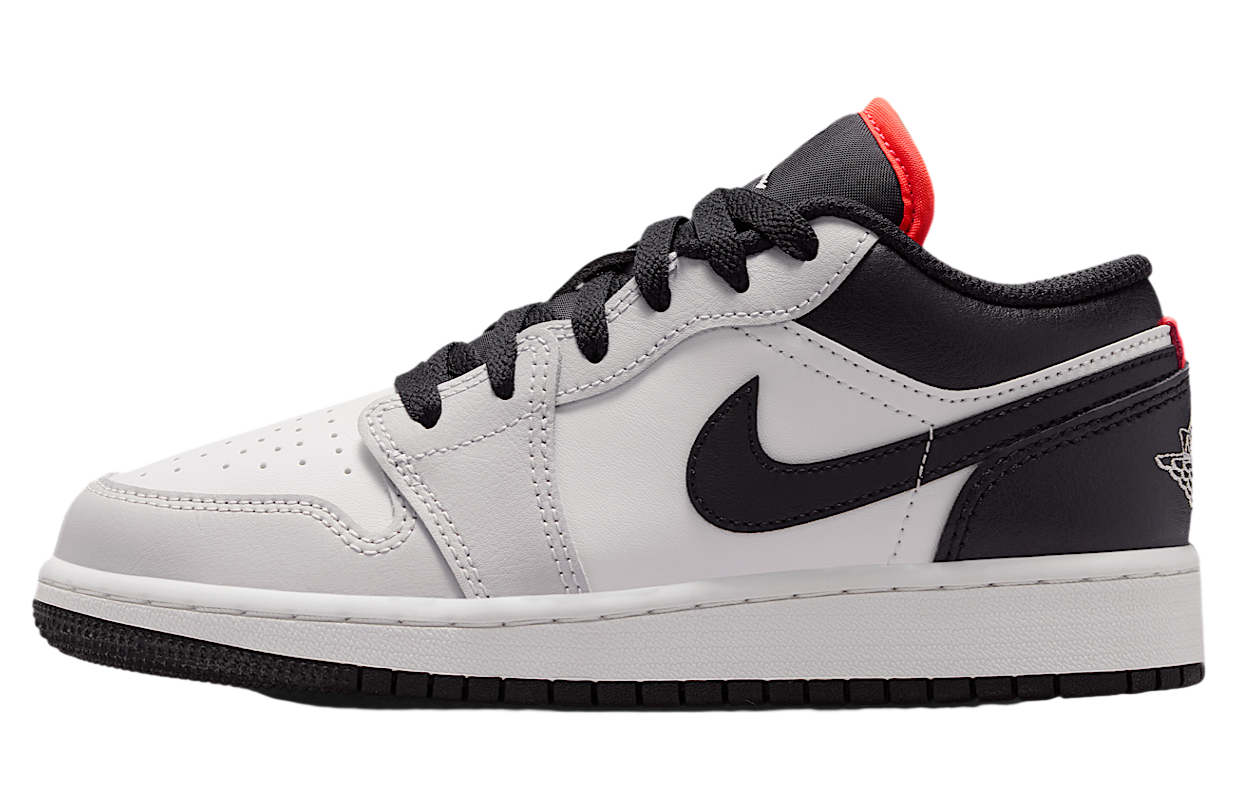 Air Jordan 1 Low GS Black / Summit White / Infrared 23