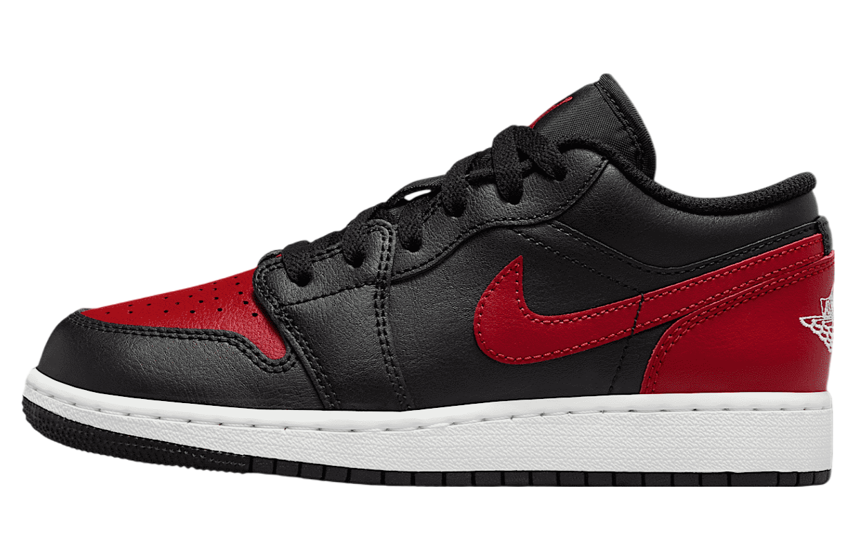 Air Jordan 1 Low GS Black / Summit White / Varsity Red