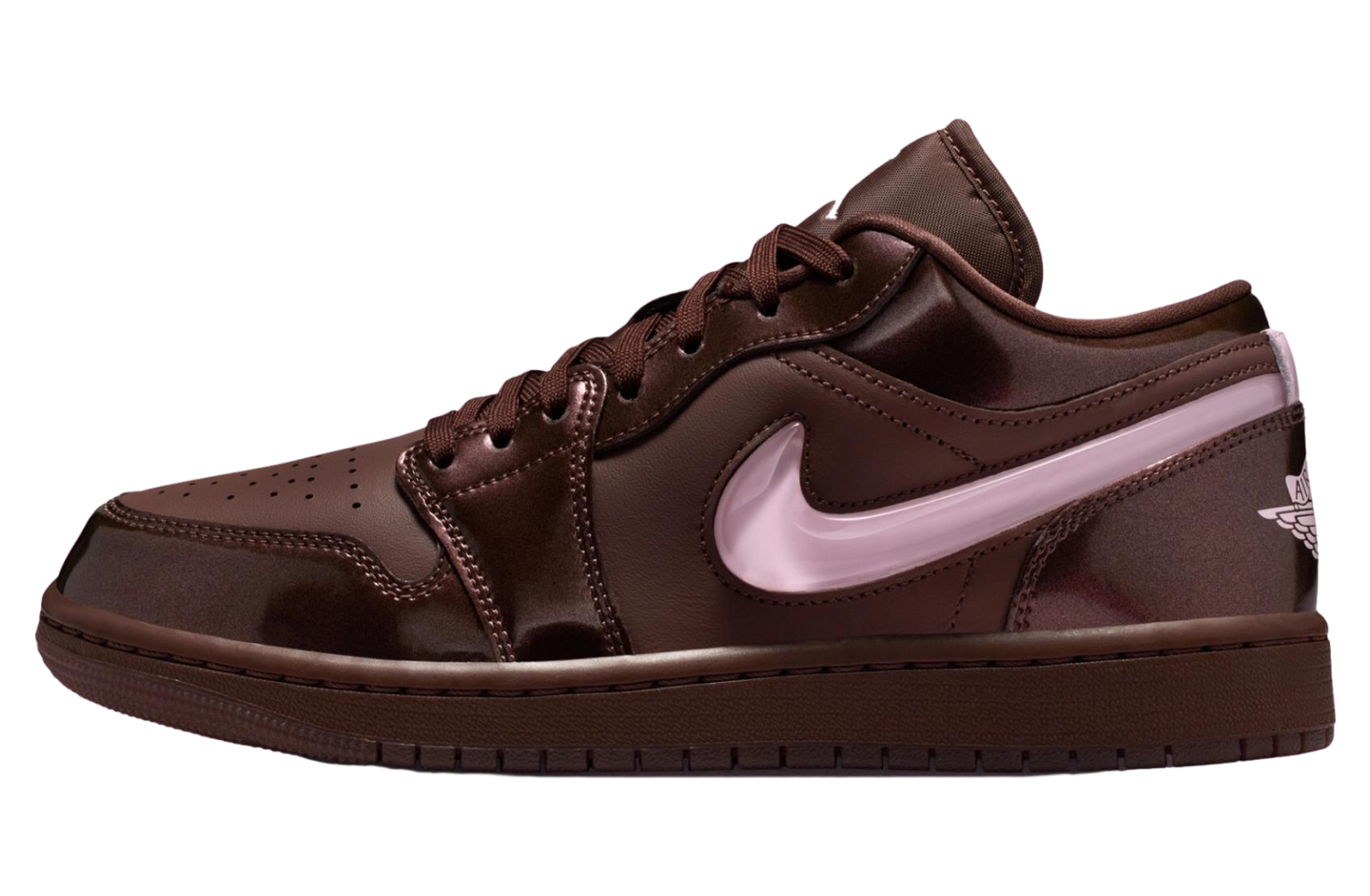 Air Jordan 1 Low Light Chocolate / Pink Foam