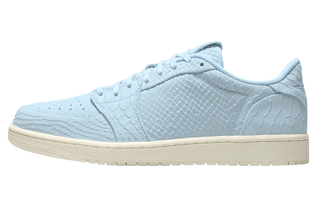Air Jordan 1 Low Ns Ice Blue Python