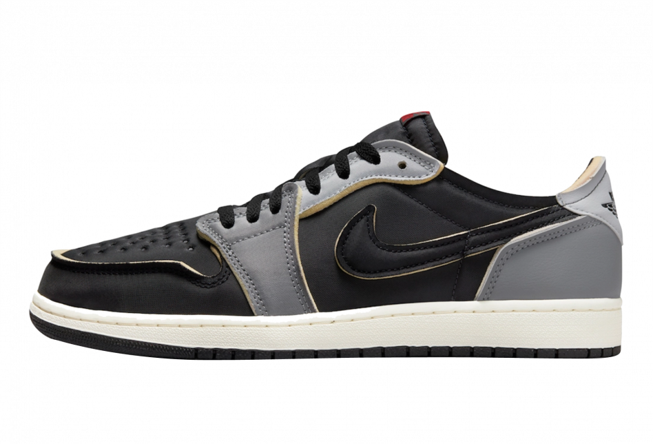 Nike Men's Air Jordan 1 Low Black/Particle Grey