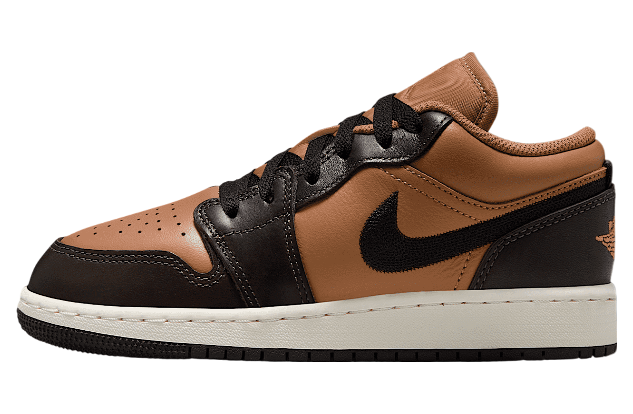 Air Jordan 1 Low SE GS Flax / Baroque Brown