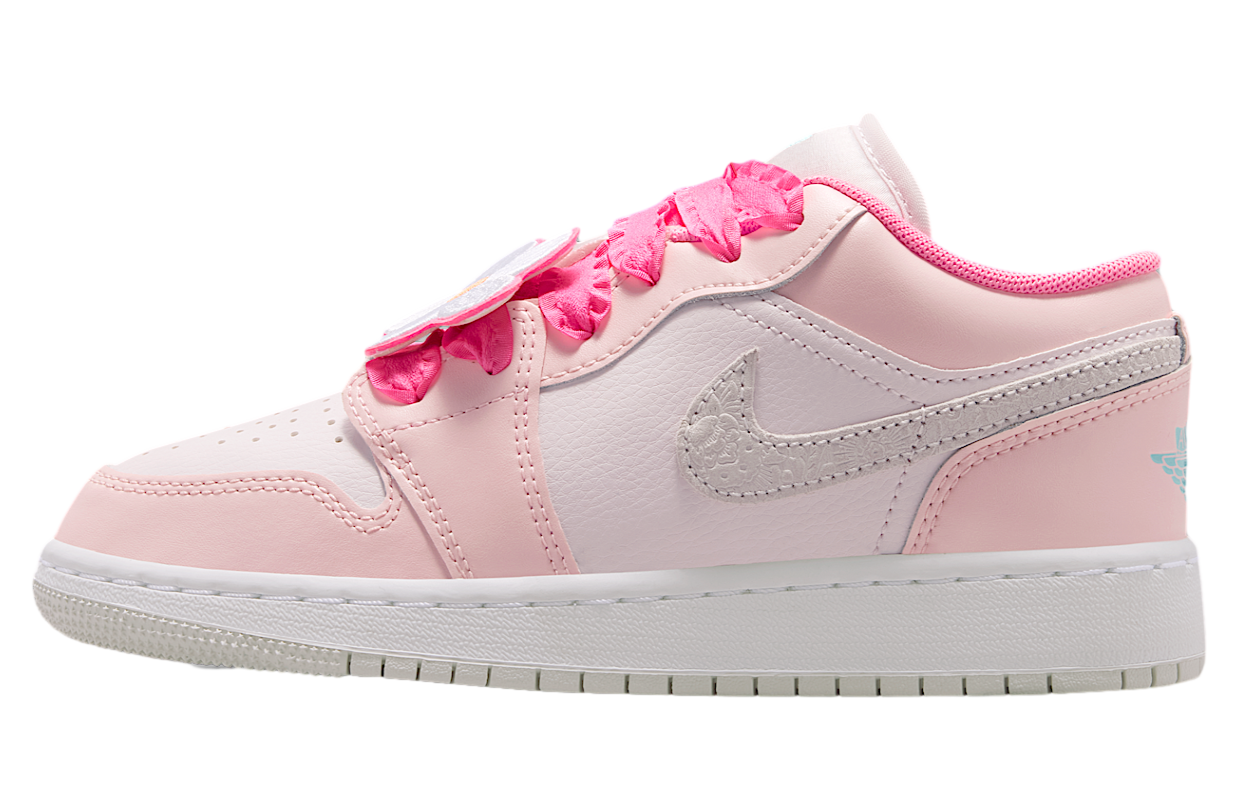 Air Jordan 1 Low SE GS Pink Bloom / Pearl Pink
