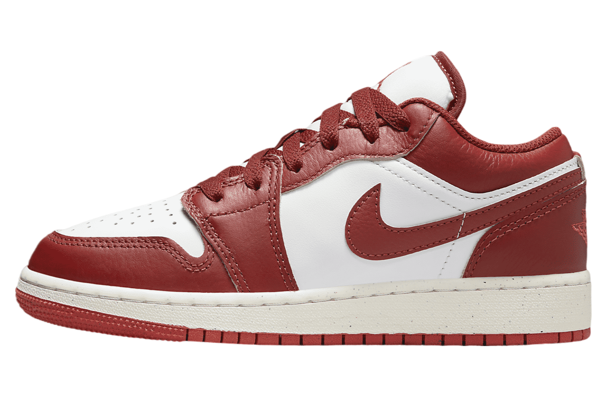 Air Jordan 1 Low SE GS White / Lobster / Dune Red