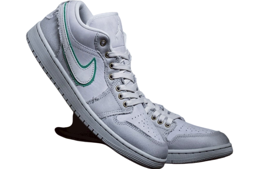 Air Jordan 1 Low Se Wmns Grey / Green