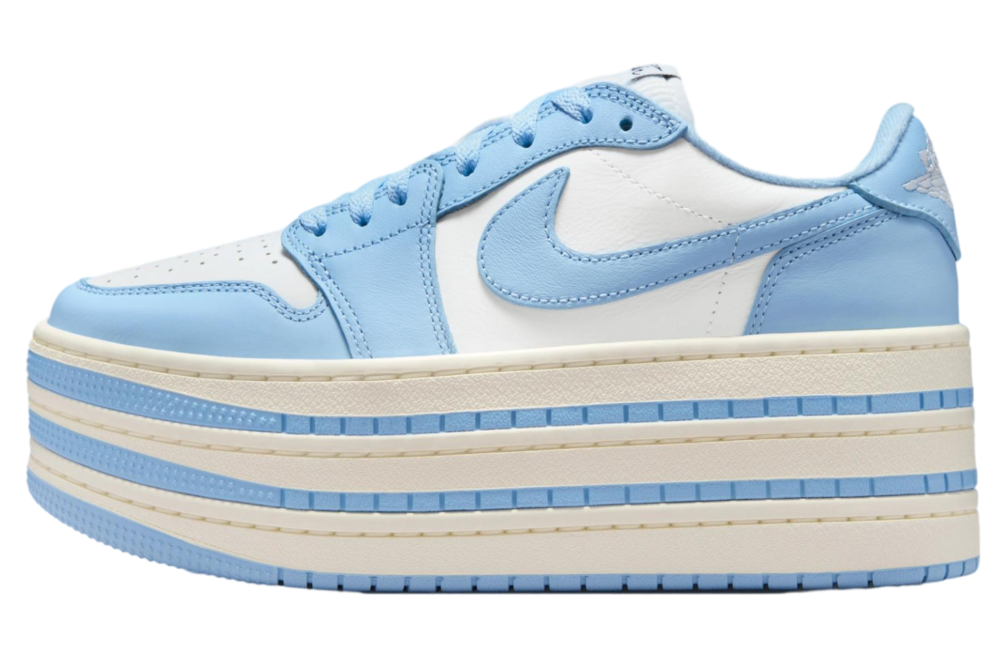 Air Jordan 1 Low Triple Stack Psychic Blue / White