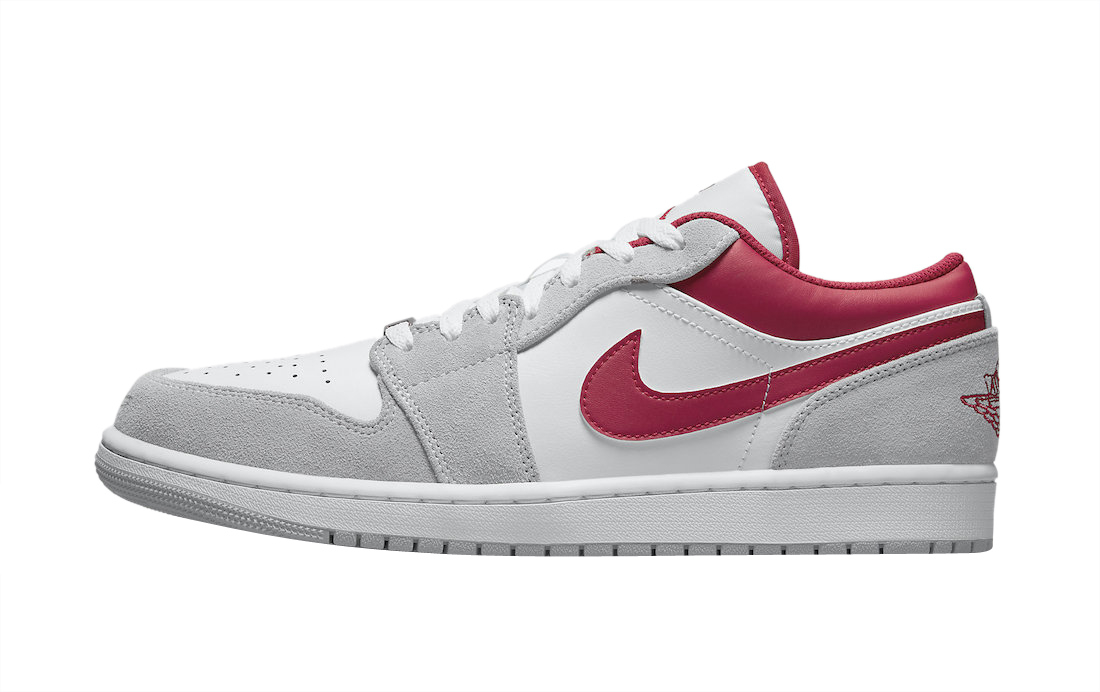 Air Jordan 1 Low White Grey Red