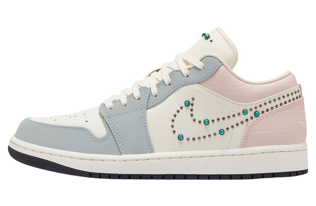 Air Jordan 1 Low Wmns Ivory / Turquoise