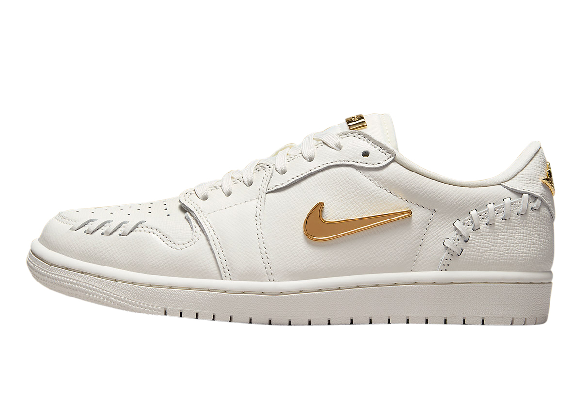 Air Jordan 1 Low WMNS Method of Make White Metallic Gold FN5032-100 ...