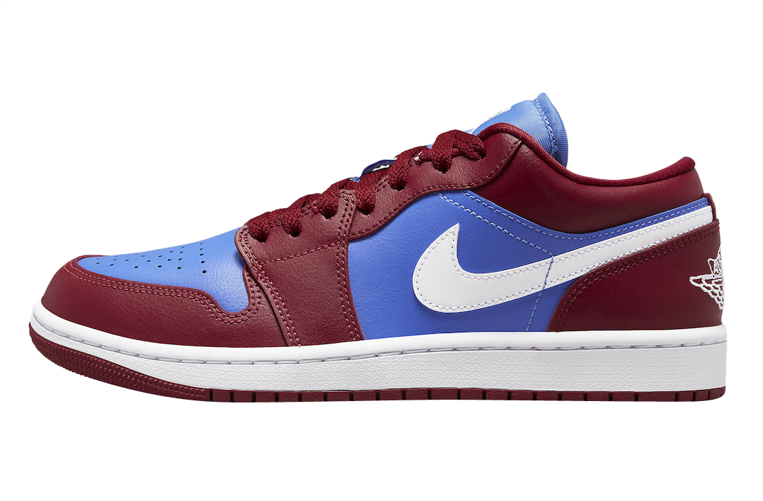 Air Jordan 1 Low WMNS Pomegranate Medium Blue