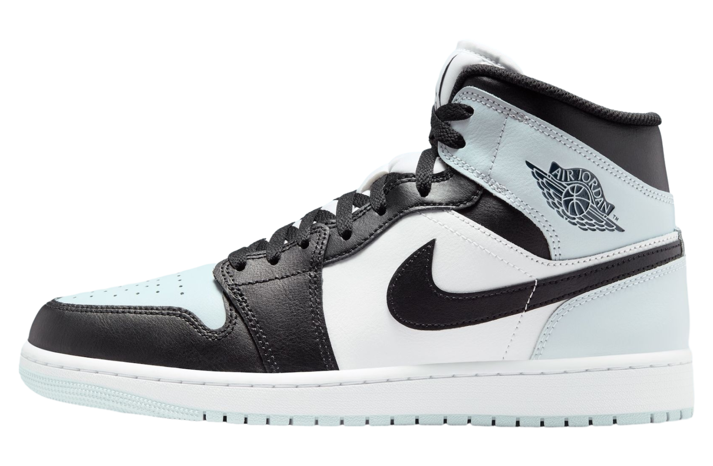 Air Jordan 1 Mid Black / Aura