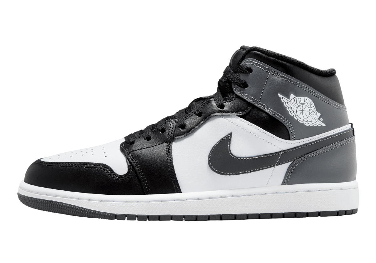 Air Jordan 1 Mid Black Iron Grey