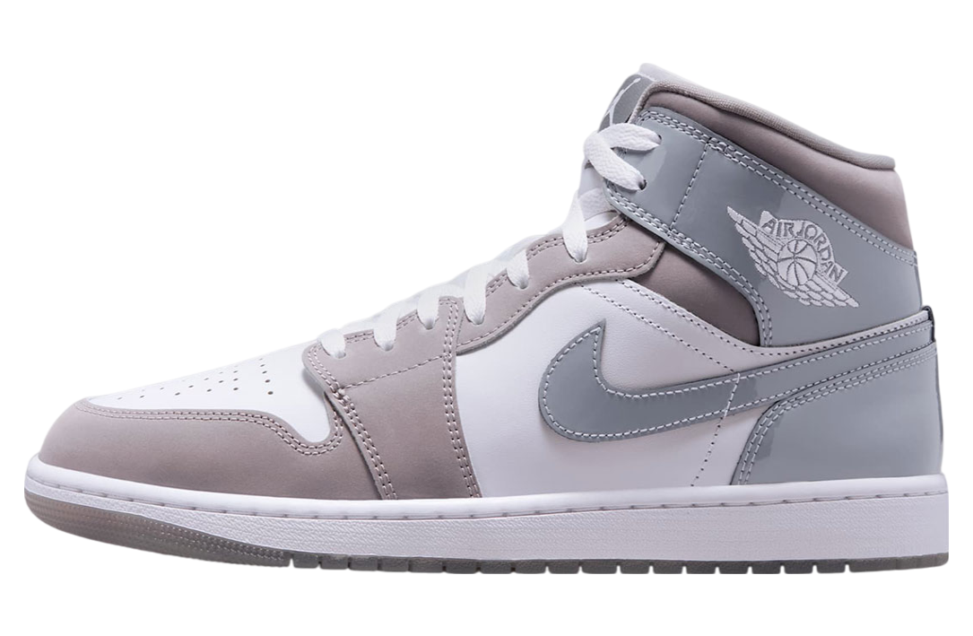 Air Jordan 1 Mid Cool Grey / White