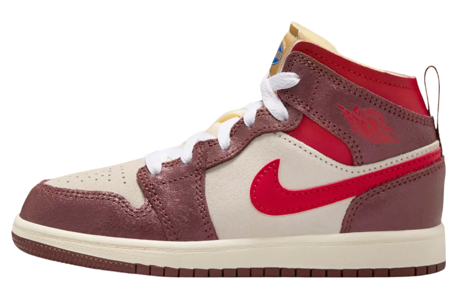 Air Jordan 1 Mid GS Bread Butter & Sole