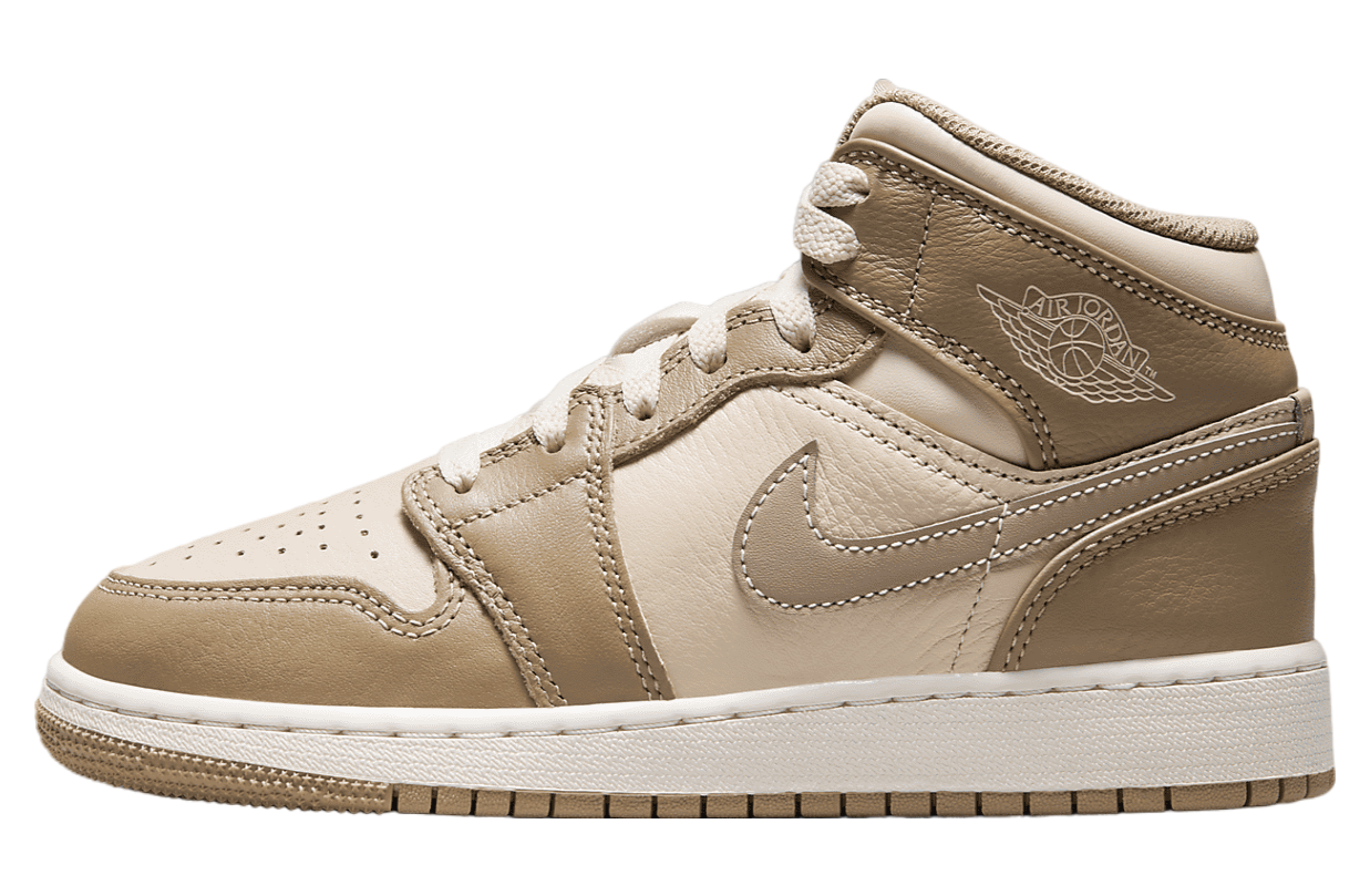 Air Jordan 1 Mid GS Legend Light Brown / Phantom