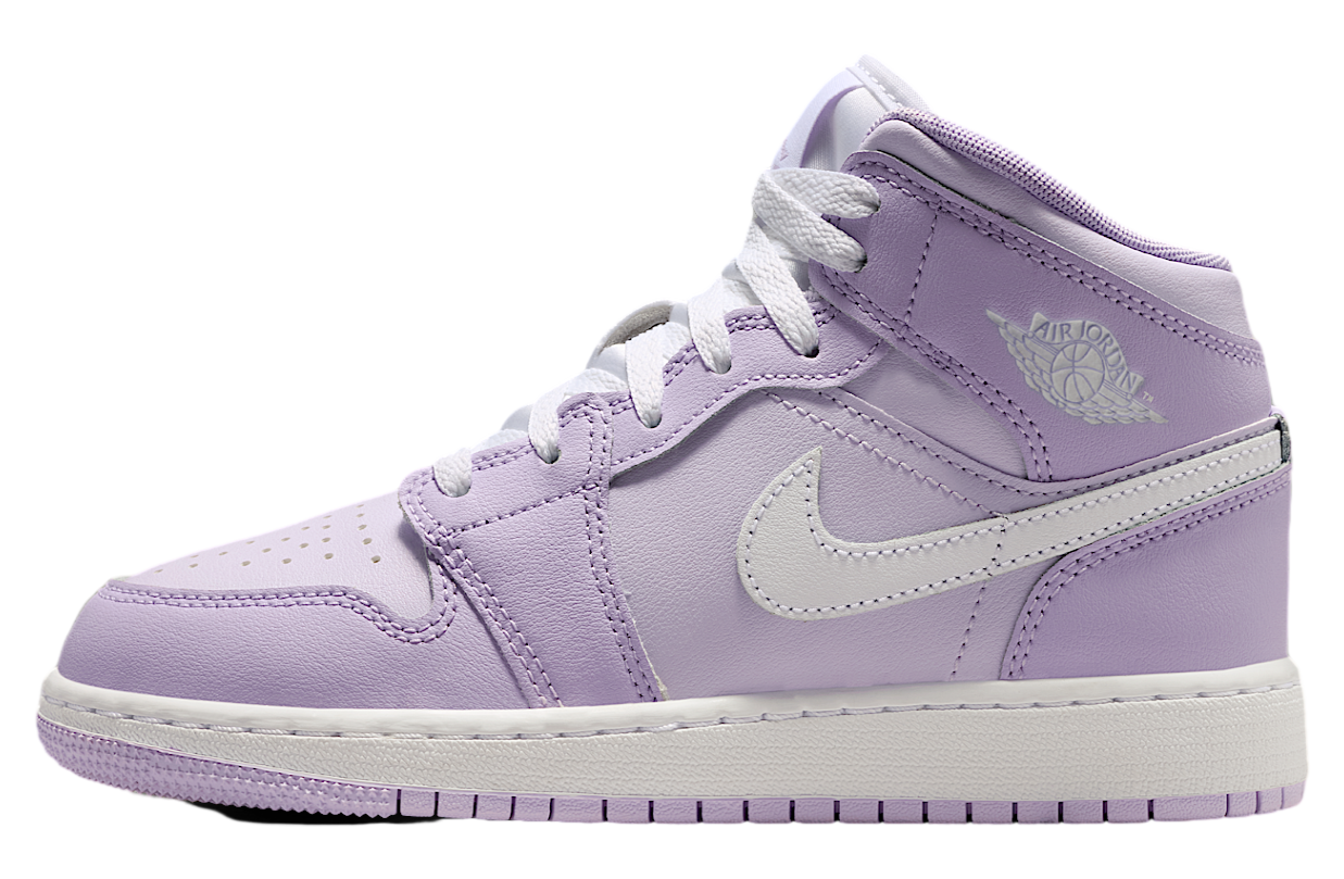Air Jordan 1 Mid GS Violet Mist / Barely Grape