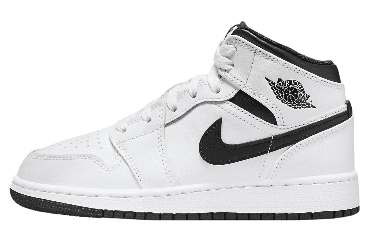 Air Jordan 1 Mid GS White / Black