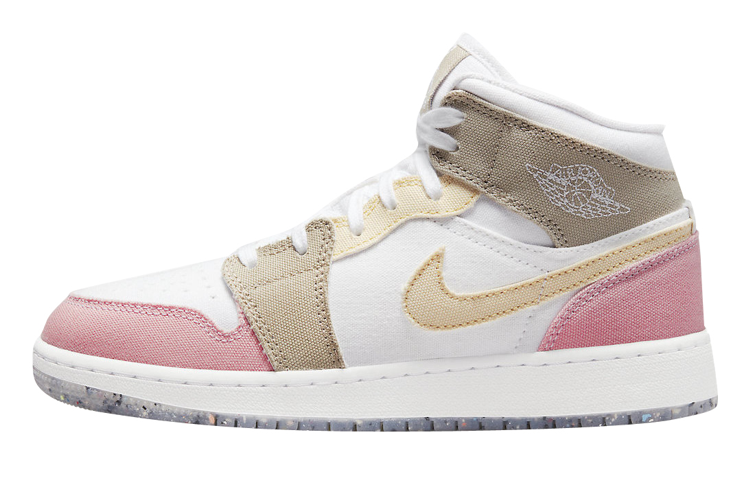 brown white and pink jordan 1