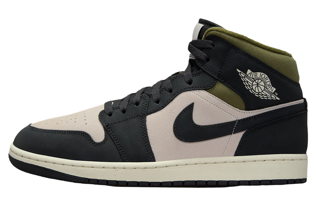 Air Jordan 1 Mid Light Orewood Brown / Off Noir