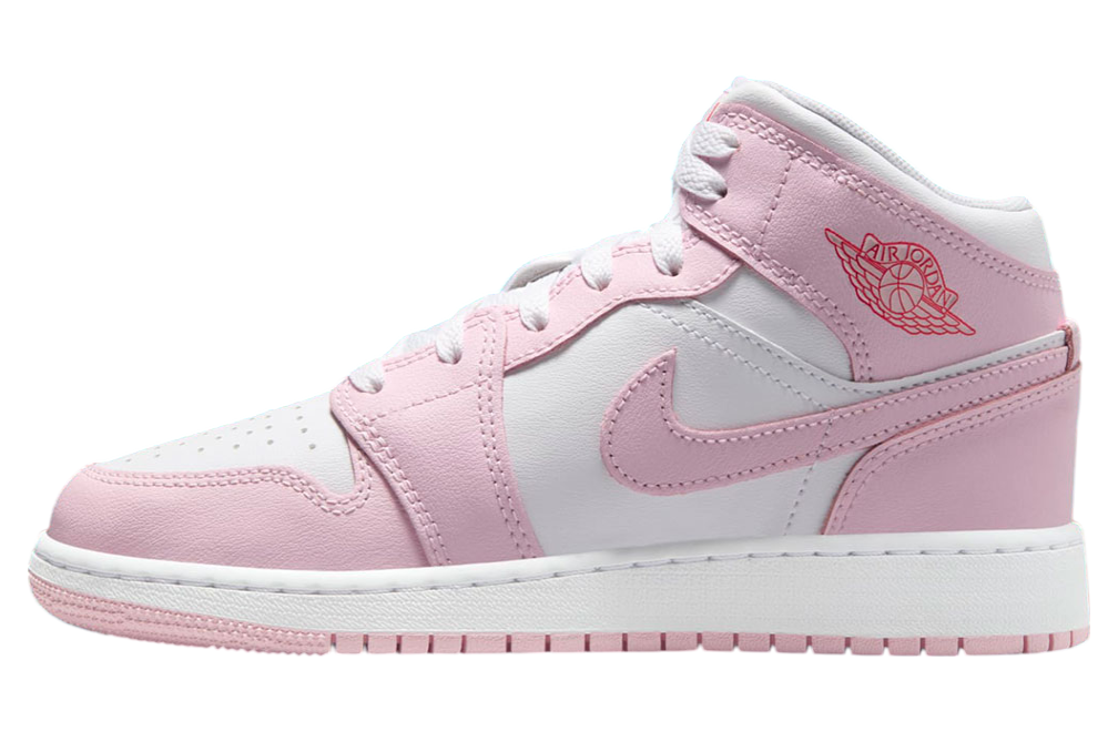 Air Jordan 1 Mid Pink / White / Red