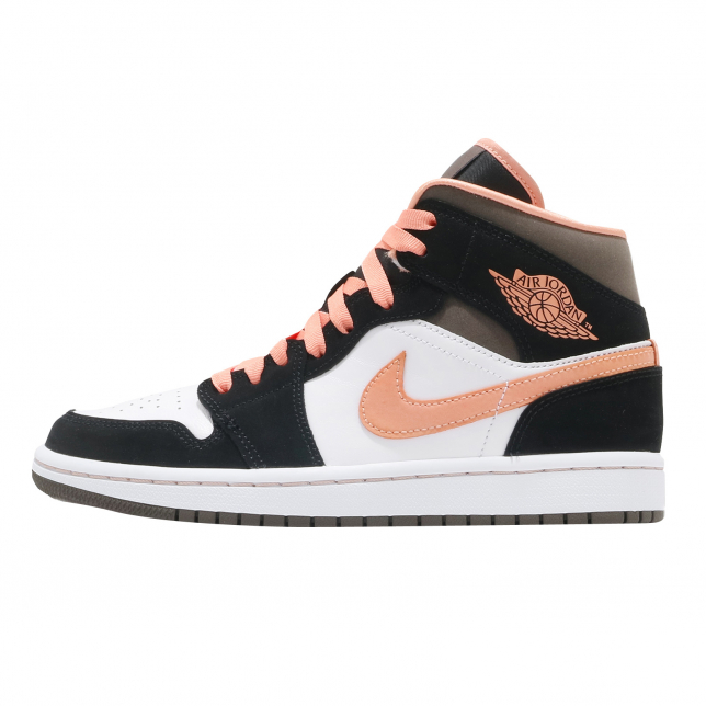 BUY Air Jordan 1 Mid SE WMNS White Apricot Agate | Kixify Marketplace