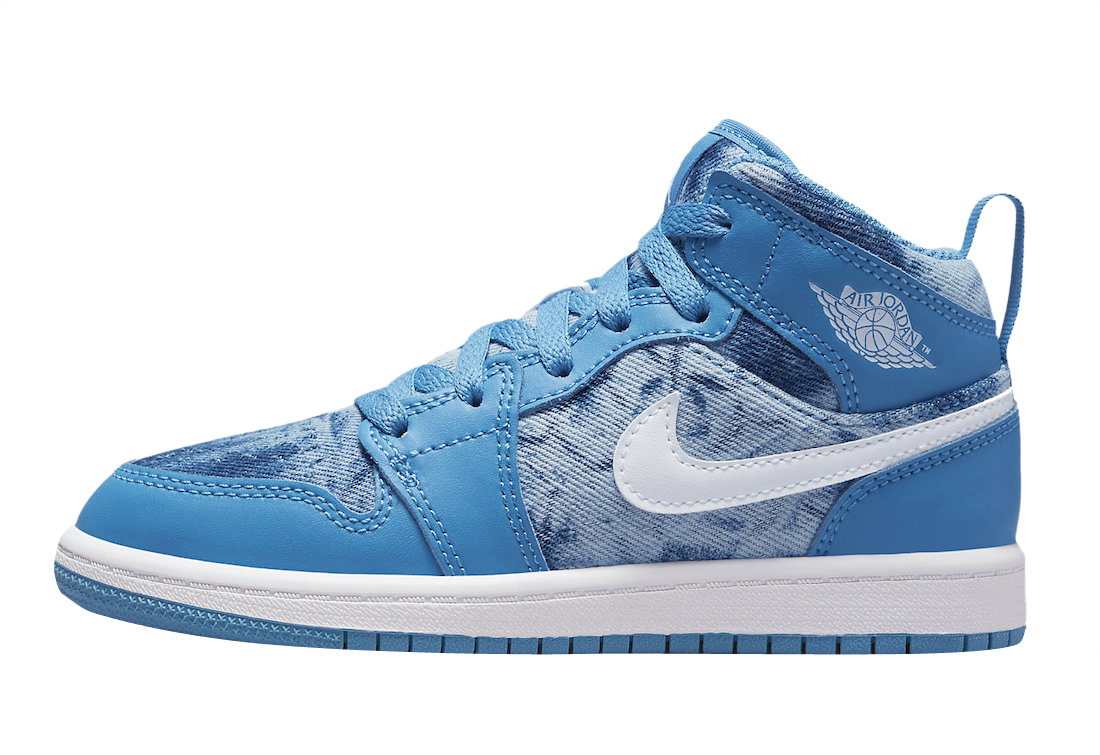 Air Jordan 1 Mid Washed Denim