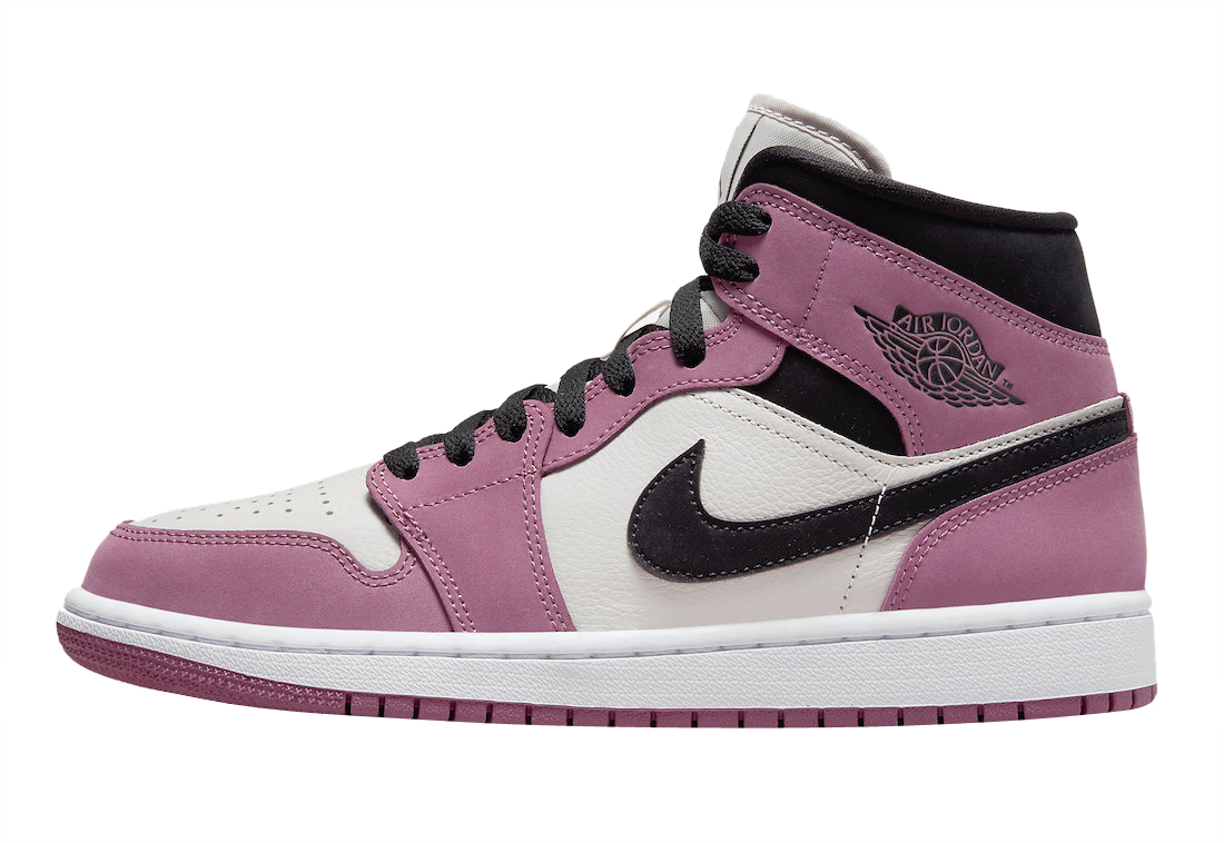 jordan 1 mids pink and black