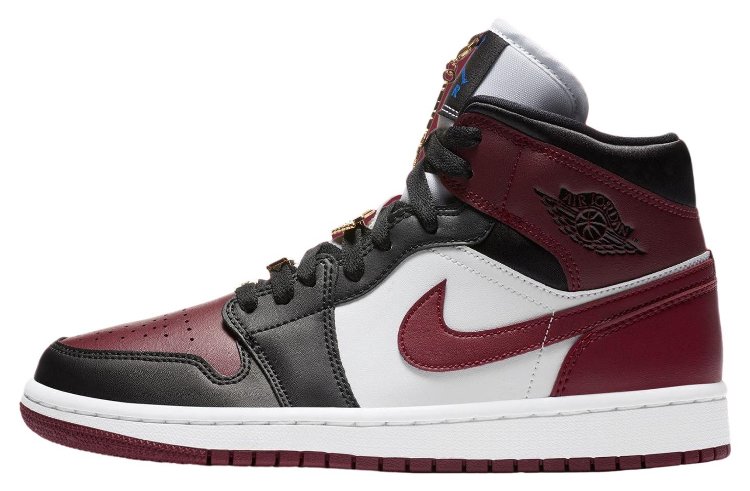 Air Jordan 1 Mid WMNS Black / Dark Beetroot