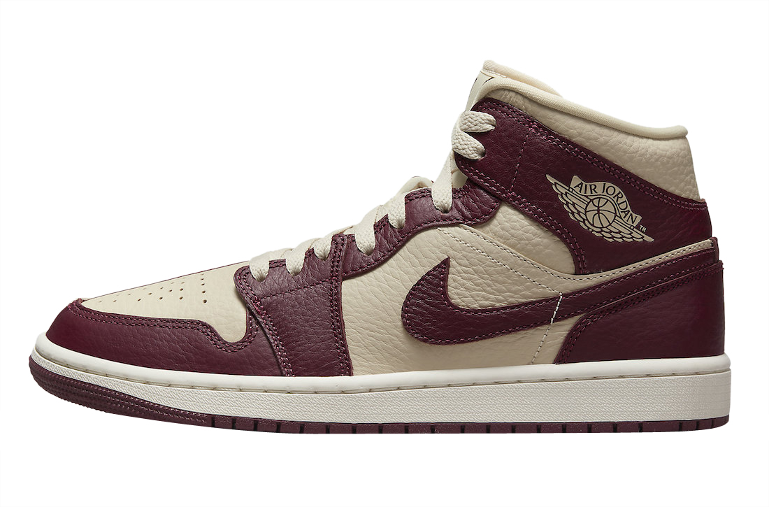 Air Jordan 1 Mid WMNS Split Beach Cherrywood