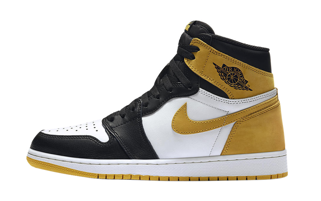 yellow and black jordan 1 kids