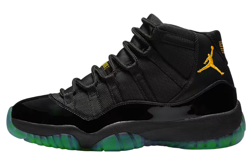 black green jordan 11
