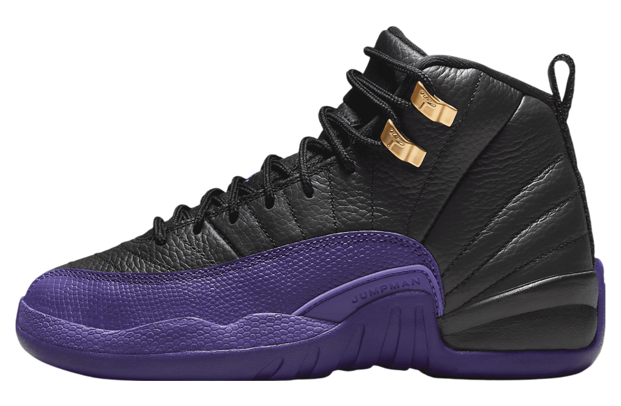 Air Jordan 12 GS Black / Metallic Gold