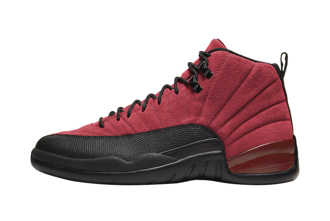 Black and red jordan 12 sale